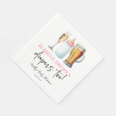 Serviette En Papier Bubbles Brews and Diapers Too! Baby Shower (Coin)
