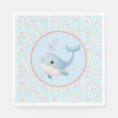 Serviette En Papier Bubbles & Fins Children's Birthday Bubbles (Devant)