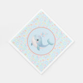 Serviette En Papier Bubbles & Fins Children's Birthday Bubbles (Coin)