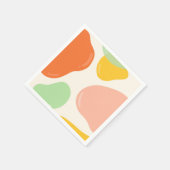 Serviette En Papier Bubbles Pastel (Coin)