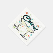 Serviette En Papier Bubbly A Go-Go ! (Coin)
