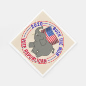 Serviette En Papier Buck Mob Vote GOP Election Party Napkins (Coin)