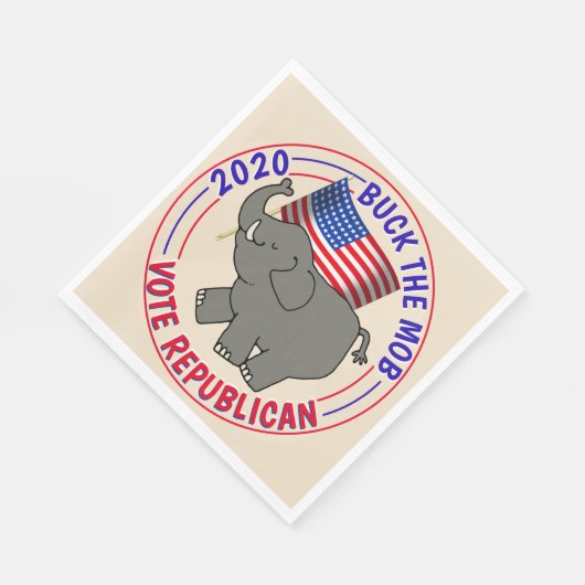 Serviette En Papier Buck Mob Vote GOP Election Party Napkins (Coin)