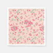 Serviette En Papier Bucolic pink (Devant)