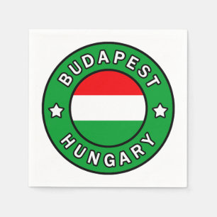 Serviette En Papier Budapest Hongrie