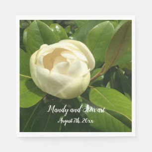 Serviette En Papier Budding Magnolia