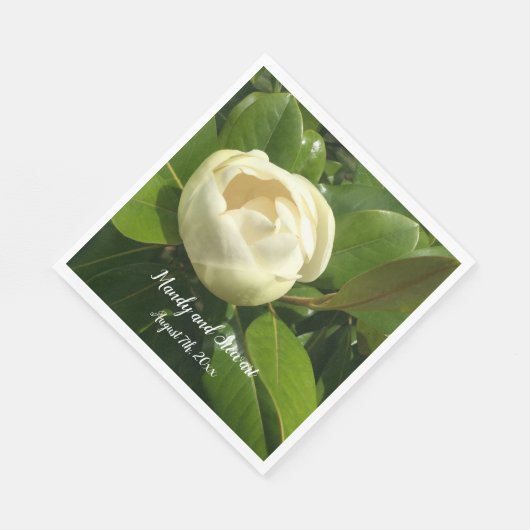 Serviette En Papier Budding Magnolia (Coin)