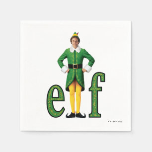 Serviette En Papier Buddy le logo Elf Movie