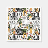 Serviette En Papier Buddy le Motif de devis Elf (Devant)