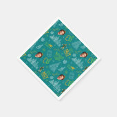 Serviette En Papier Buddy le Motif de devis Turquoise Elf (Coin)