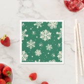 Serviette En Papier Buddy le Motif Elf Snowflake (En situation)