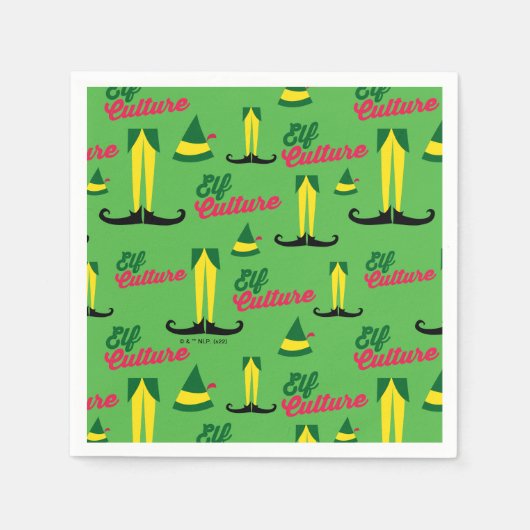 Serviette En Papier Buddy l'Elfe | Elf Culture Motif (Devant)
