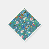 Serviette En Papier Buddy l'elfe et personnages Motif Turquoise (Coin)
