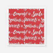 Serviette En Papier Buddy l'Elfe | Sourire est mon Motif favori (Devant)