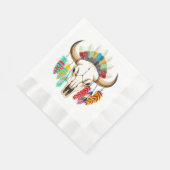 Serviette En Papier Buffalo Skull Native American Emblem (Coin)