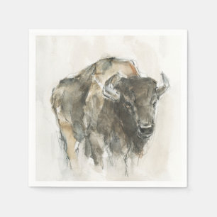 Serviette En Papier Buffle américain I