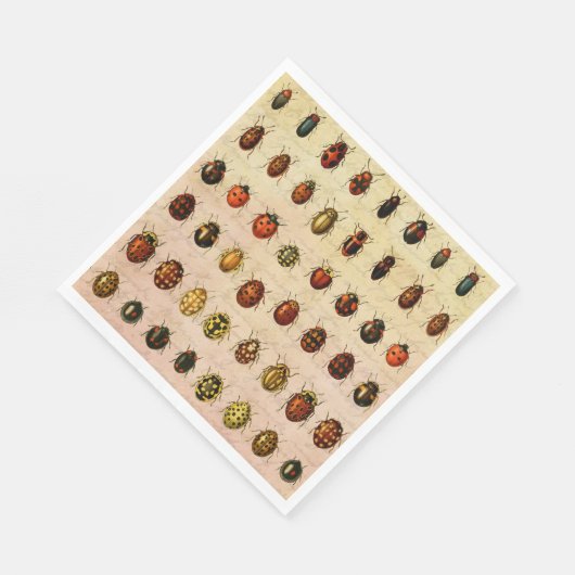 Serviette En Papier Bug d'insectes coccinelle de coccinelle (Coin)