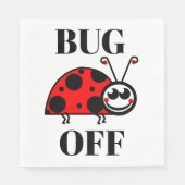 Serviette en papier Bug Off (Devant)