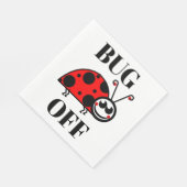 Serviette en papier Bug Off (Coin)