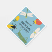 Serviette En Papier Bug Thème Personnalisé Parti (Coin)