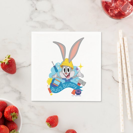 Serviette En Papier BUGS BUNNY BUILDERS™| BUGS BUNNY™ Character Art (En situation)