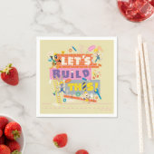 Serviette En Papier BUGS BUNNY BUILDERS™| Chantier "Construisons ensem (En situation)