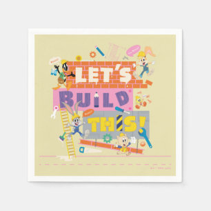 Serviette En Papier BUGS BUNNY BUILDERS™ Chantier "Construisons ensem