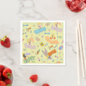 Serviette En Papier BUGS BUNNY BUILDERS™| Character Sketch Pattern (En situation)