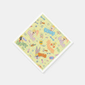 Serviette En Papier BUGS BUNNY BUILDERS™| Character Sketch Pattern (Coin)