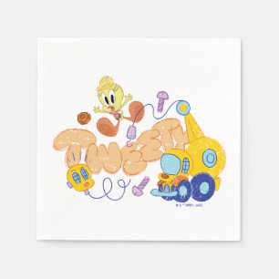 Serviette En Papier BUGS BUNNY BUILDERS™ Croquis de TWEETY™