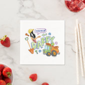 Serviette En Papier BUGS BUNNY BUILDERS™| DAFFY DUCK™ Sketch Art (En situation)