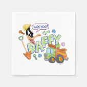 Serviette En Papier BUGS BUNNY BUILDERS™| DAFFY DUCK™ Sketch Art (Devant)