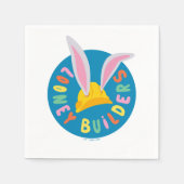 Serviette En Papier BUGS BUNNY BUILDERS™| Hard Hat Circle Logo (Devant)