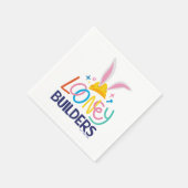 Serviette En Papier BUGS BUNNY BUILDERS™| Hard Hat Stacked Logo (Coin)