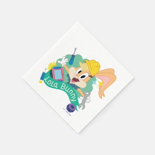 Serviette En Papier BUGS BUNNY BUILDERS™| Lola Bunny Character Graphic (Coin)
