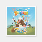 Serviette En Papier BUGS BUNNY BUILDERS™| Looney Builders Ice Cream (Devant)