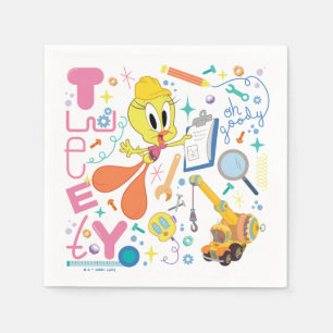 Serviette En Papier BUGS BUNNY BUILDERS™ Outils de travail de TWEETY™