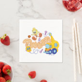Serviette En Papier BUGS BUNNY BUILDERS™| TWEETY™ Sketch Art (En situation)