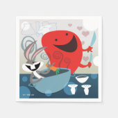 Serviette En Papier BUGS BUNNY™ & Gossamer Préparation de repas Whimsi (Devant)