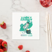 Serviette En Papier BUGS BUNNY™ Lucky Rabbit (En situation)