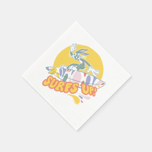 Serviette En Papier BUGS BUNNY™ - Surfs Up! (Coin)
