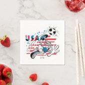 Serviette En Papier BUGS BUNNY™ Team USA Soccer Graphic (En situation)