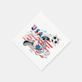 Serviette En Papier BUGS BUNNY™ Team USA Soccer Graphic (Coin)