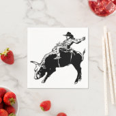 Serviette En Papier Bull Rider (En situation)