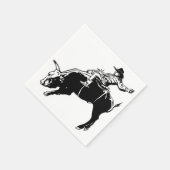 Serviette En Papier Bull Rider (Coin)