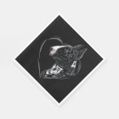 Serviette En Papier Bull Terrier   (Coin)