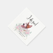 Serviette En Papier Bull Terrier Chien Mariage Cocktail Serviettes (Coin)