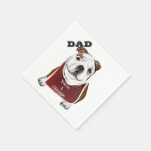 SERVIETTE EN PAPIER BULLDOG (Coin)