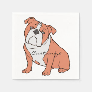 Serviette En Papier Bulldog Breed Thunder_Cove