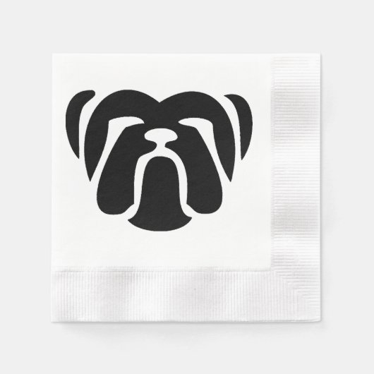 Serviette En Papier bulldog tribal.png (Devant)